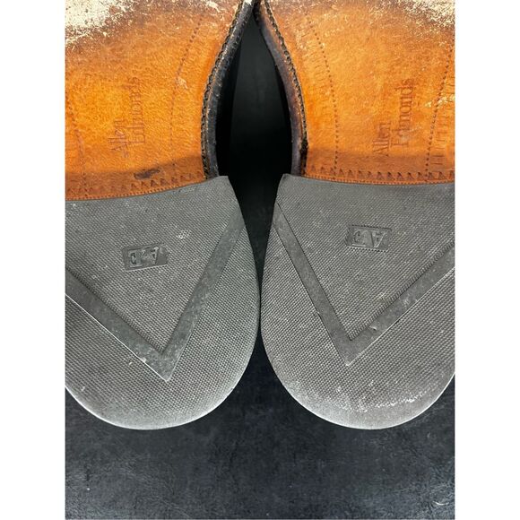 Allen Edmonds Soho Black Soho Cap Toe Lace Up Balmoral Size 8 1/2 - Picture 13 of 16